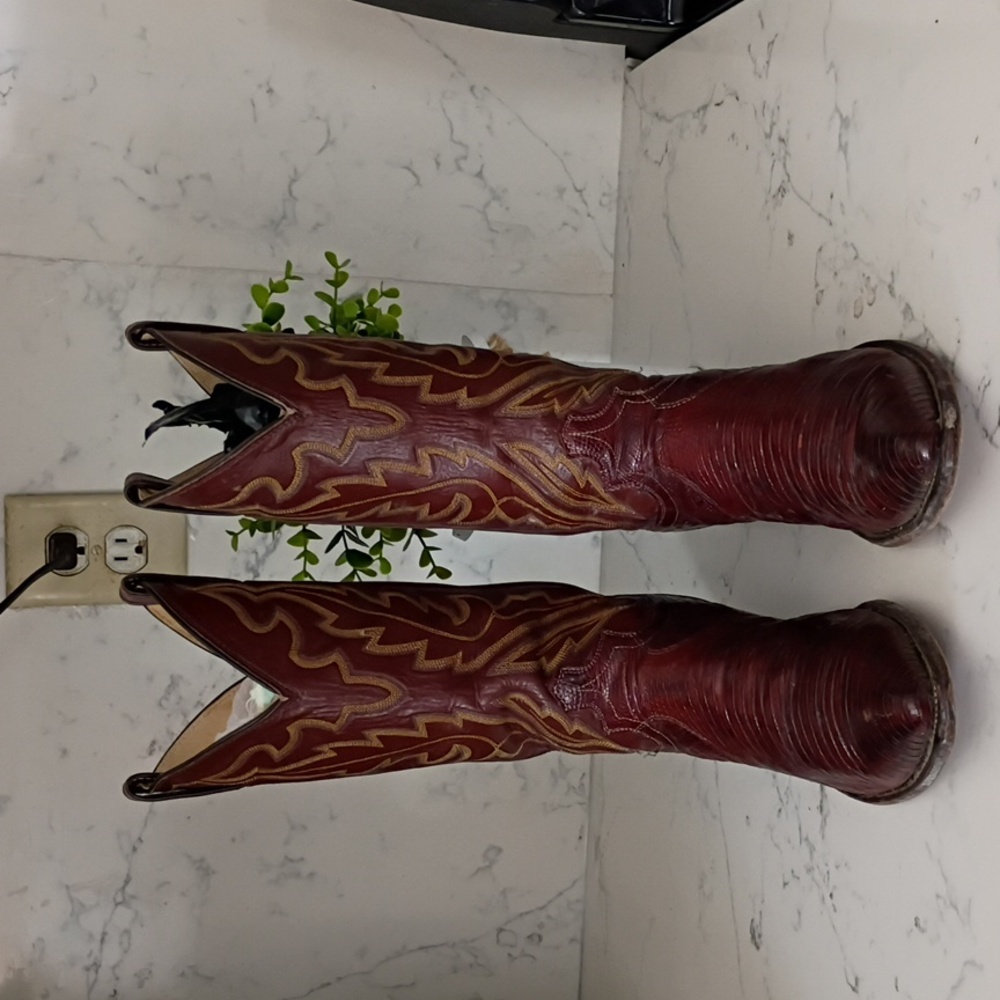 JUSTIN Brown Western Cowboy Boots